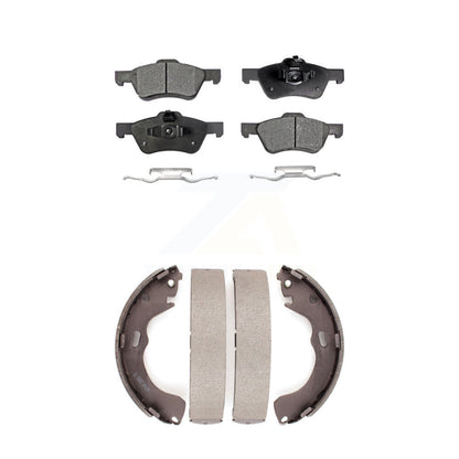 Kit de plaquettes de frein semi-métalliques avant et arrière, pour Ford Escape Mazda Tribut