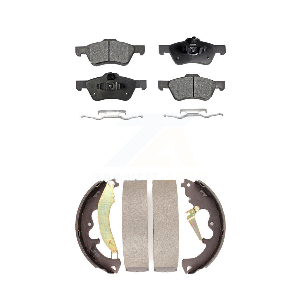 Kit de plaquettes de frein semi-métalliques avant et arrière, pour Ford Escape Mazda Tribut