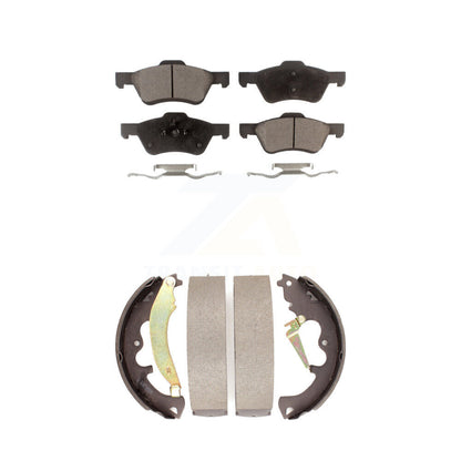 Kit de plaquettes de frein et chaussures de tambour semi-métalliques avant et arrière, pour Ford Escape Mercury