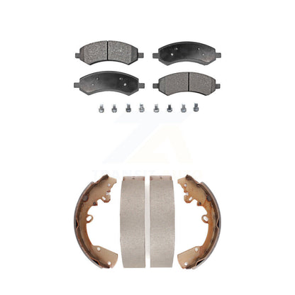 Kit de plaquettes de frein et chaussures de tambour semi-métalliques avant et arrière, pour Dakota Dodge Ram Raide