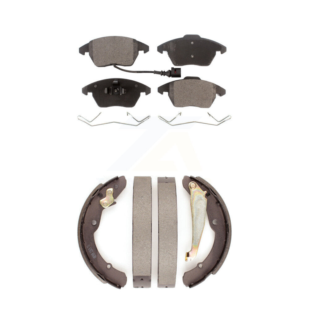 Kit de plaquettes de frein et chaussures de tambour semi-métalliques avant et arrière, pour Volkswagen Jetta Beetl