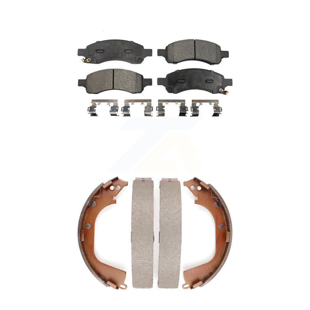Kit de plaquettes de frein semi-métalliques avant et arrière, pour Chevrolet Colorado GM