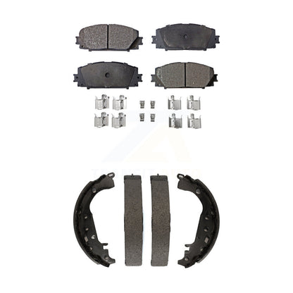 Kit de plaquettes de frein et chaussures de tambour semi-métalliques avant et arrière, pour Toyota Yaris