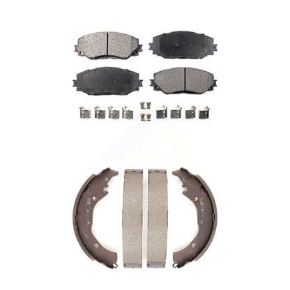 Kit de plaquettes de frein et chaussures de tambour semi-métalliques avant et arrière, pour Toyota Corolla Scion x