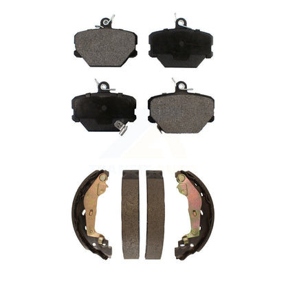 Kit de plaquettes de frein et chaussures de tambour semi-métalliques avant et arrière, pour Smart Fortwo