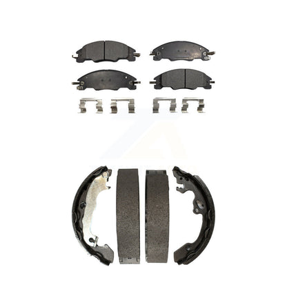 Kit de plaquettes de frein et de patins de tambour semi-métalliques avant et arrière, pour Ford Focus 2008 – 2011