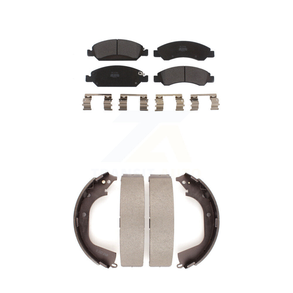 Kit de plaquettes de frein semi-métalliques avant et arrière, pour GMC Sierra 1500 Chevrole