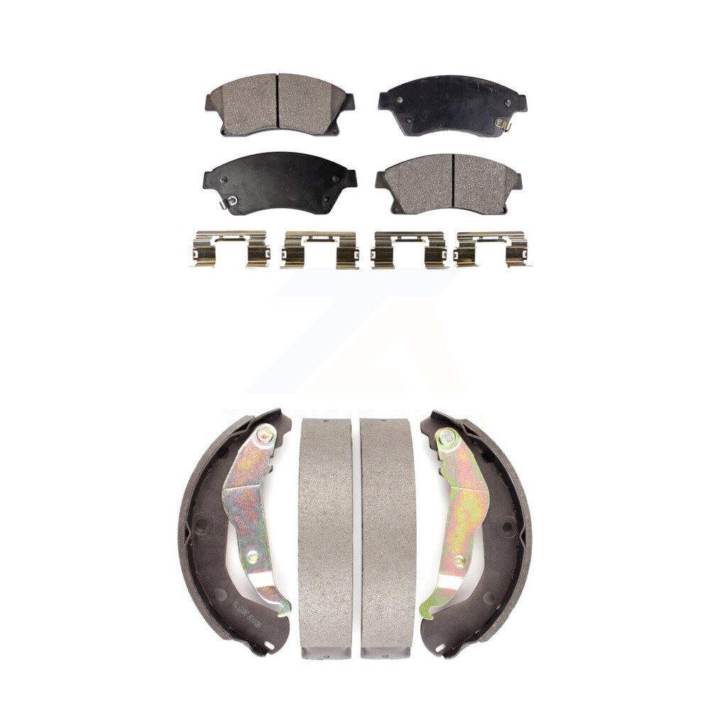 Kit de plaquettes de frein semi-métalliques avant et arrière, pour Chevrolet Soni 2012 – 2017