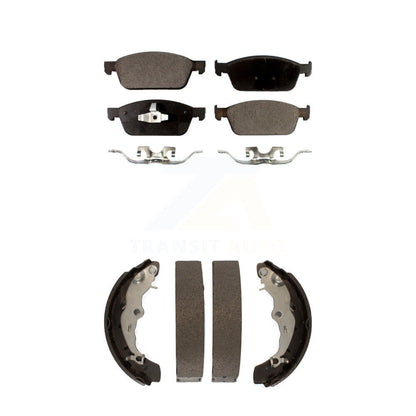 Kit de plaquettes de frein et de chaussures de tambour semi-métalliques avant et arrière, pour Ford Focus S 2013 – 2018