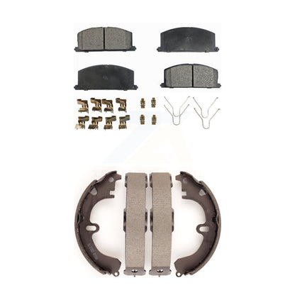 Kit de plaquettes de frein et chaussures de tambour semi-métalliques avant et arrière, pour Toyota Corolla Celic