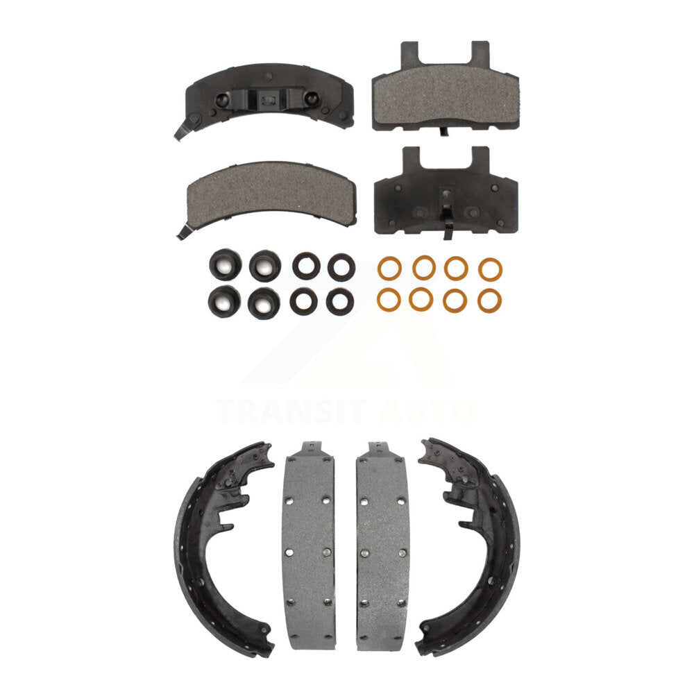 Kit de plaquettes de frein semi-métalliques avant et arrière, pour Chevrolet K1500 Suburba
