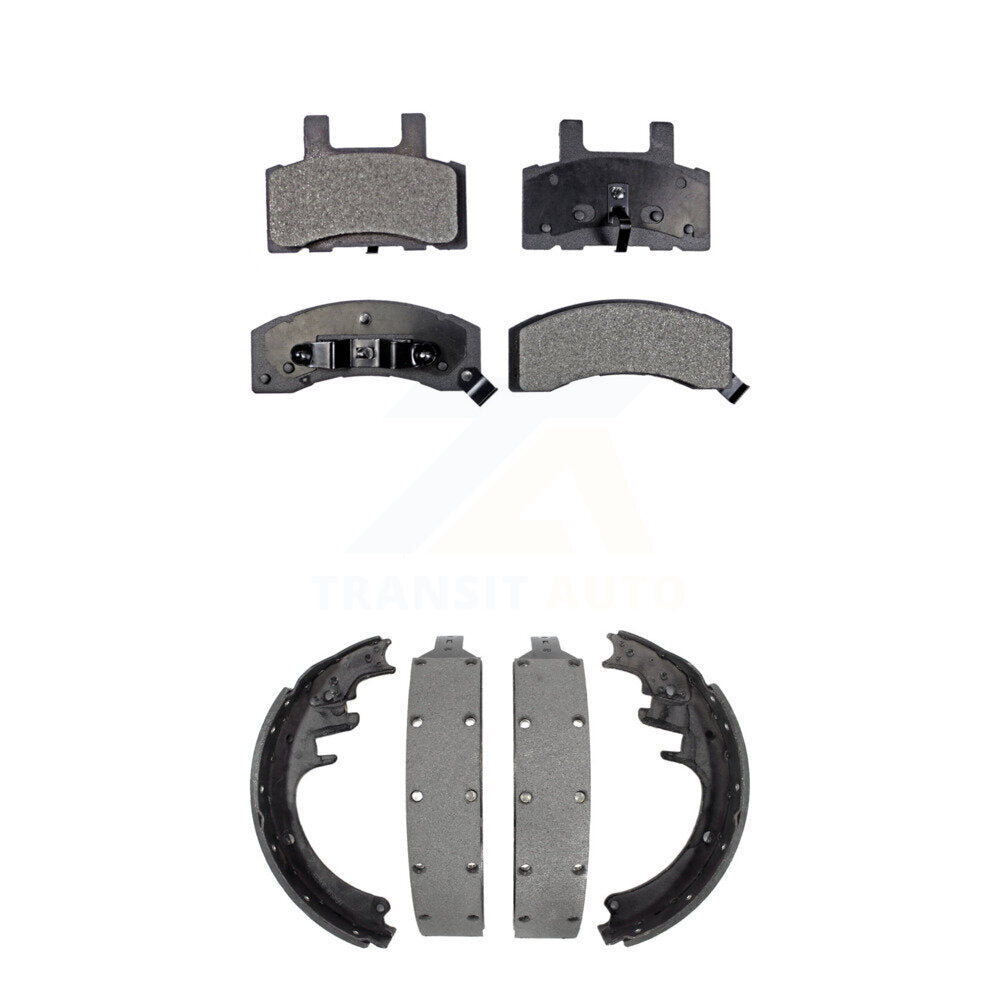 Kit de plaquettes de frein semi-métalliques avant et arrière, pour Dodge Ram 2500 Chevrole