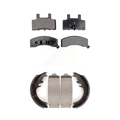 Kit de plaquettes de frein semi-métalliques avant et arrière, pour Chevrolet GMC K3500 Dodg