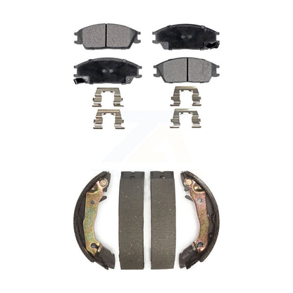 Kit de plaquettes de frein et chaussures de tambour semi-métalliques avant et arrière, pour Hyundai Accent Excel