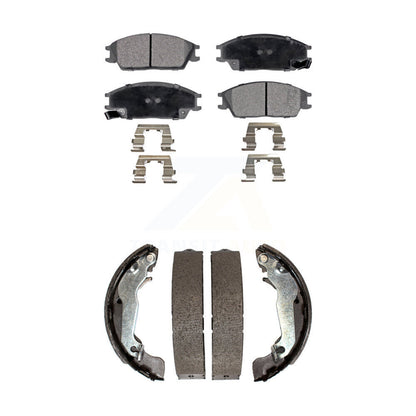 Kit de plaquettes de frein et de sabots de tambour semi-métalliques avant et arrière, pour Hyundai Accen 2003 – 2005