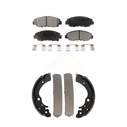 Kit de plaquettes de frein et chaussures de tambour semi-métalliques avant et arrière, pour Honda Accord