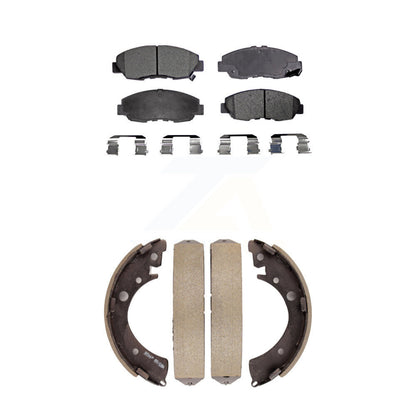 Kit de plaquettes de frein et chaussures de tambour semi-métalliques avant et arrière, pour Honda Civic Acura EL