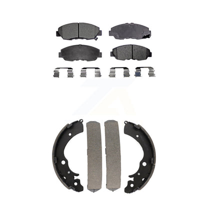 Kit de plaquettes de frein et chaussures de tambour semi-métalliques avant et arrière, pour Honda Accord