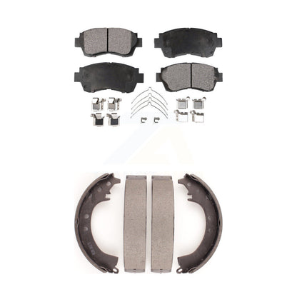 Kit de plaquettes de frein et chaussures de tambour semi-métalliques avant et arrière, pour Toyota Camry