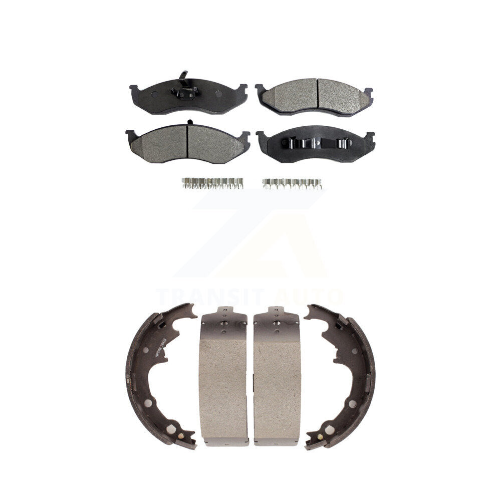 Kit de plaquettes de frein semi-métalliques avant et arrière, pour Jeep Wrangler Cheroke