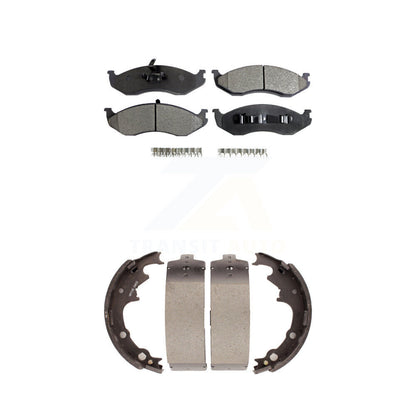 Kit de plaquettes de frein semi-métalliques avant et arrière, pour Jeep Wrangler Cheroke