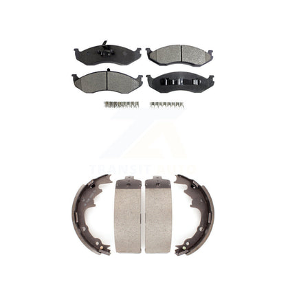 Kit de plaquettes de frein semi-métalliques avant et arrière, pour Jeep Wrangler Cherokee T