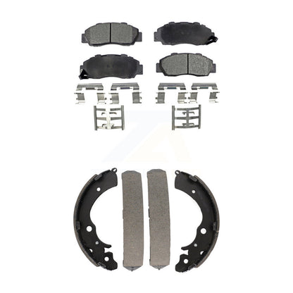 Kit de plaquettes de frein et chaussures de tambour semi-métalliques avant et arrière, pour Honda Accord CR-V