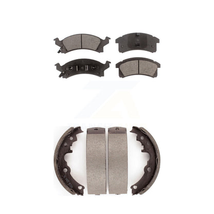 Kit de plaquettes de frein semi-métalliques avant et arrière, pour Chevrolet Cavalier Pontia