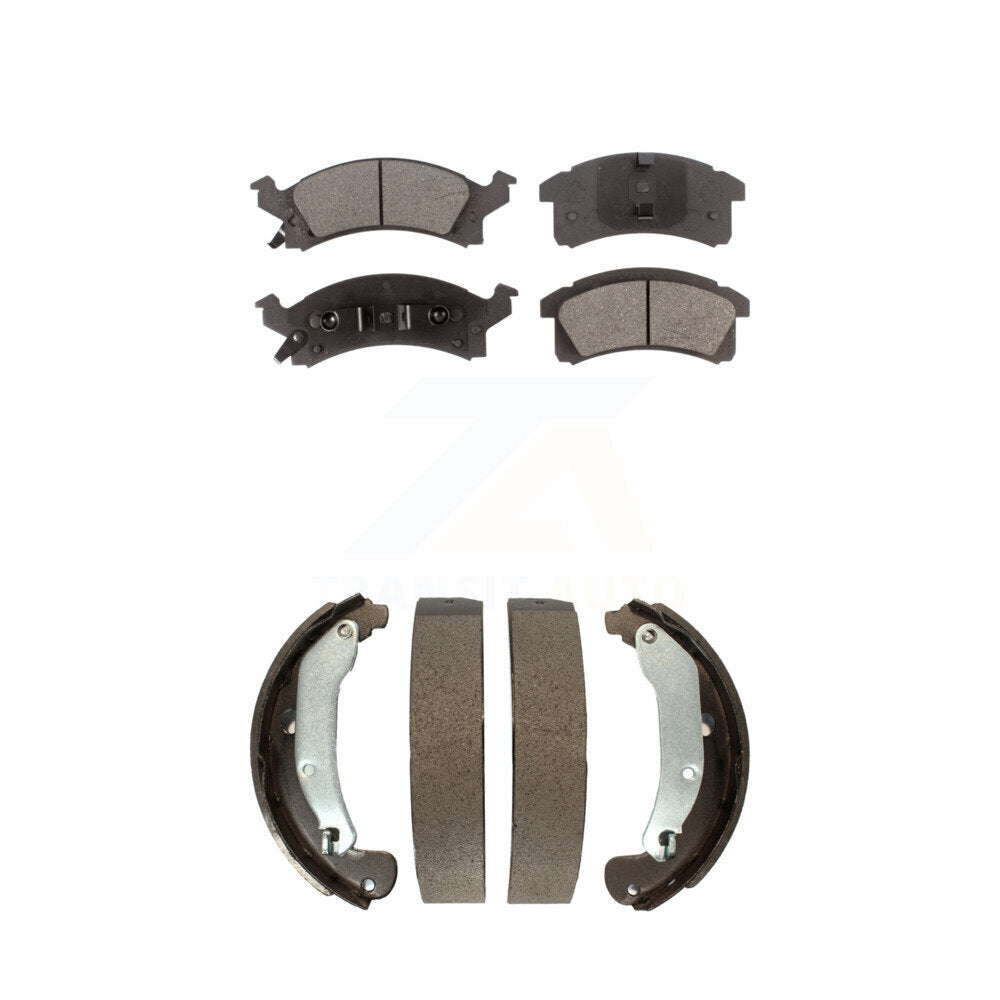 Kit de plaquettes de frein semi-métalliques avant et arrière, pour Pontiac Sunfire Chevrole