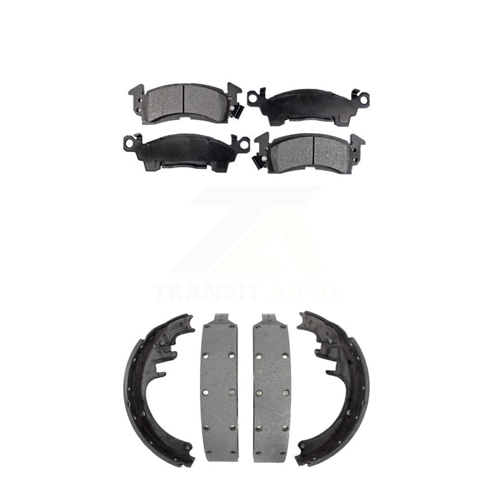 Kit de plaquettes de frein semi-métalliques avant et arrière, pour GMC G3500 K2500 C2500 C2