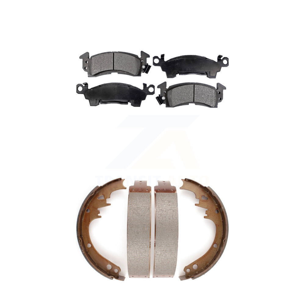 Kit de plaquettes de frein semi-métalliques avant et arrière, pour Cadillac Chevrolet Capric