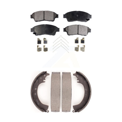 Kit de plaquettes de frein et chaussures de tambour semi-métalliques avant et arrière, pour Toyota Camry RAV4