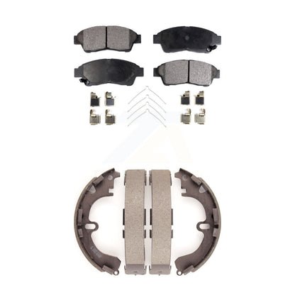 Kit de plaquettes de frein semi-métalliques avant et arrière, pour Toyota Corolla Geo Priz