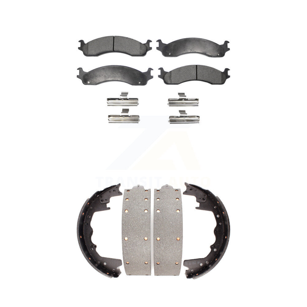 Kit de plaquettes de frein semi-métalliques avant et arrière, pour Ford F-350 F-250 E-35