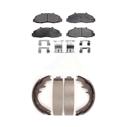 Kit de plaquettes de frein semi-métalliques avant et arrière, pour Ford F-150 KFN-10011