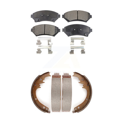 Kit de plaquettes de frein et chaussures de tambour semi-métalliques avant et arrière, pour Cadillac DeVille