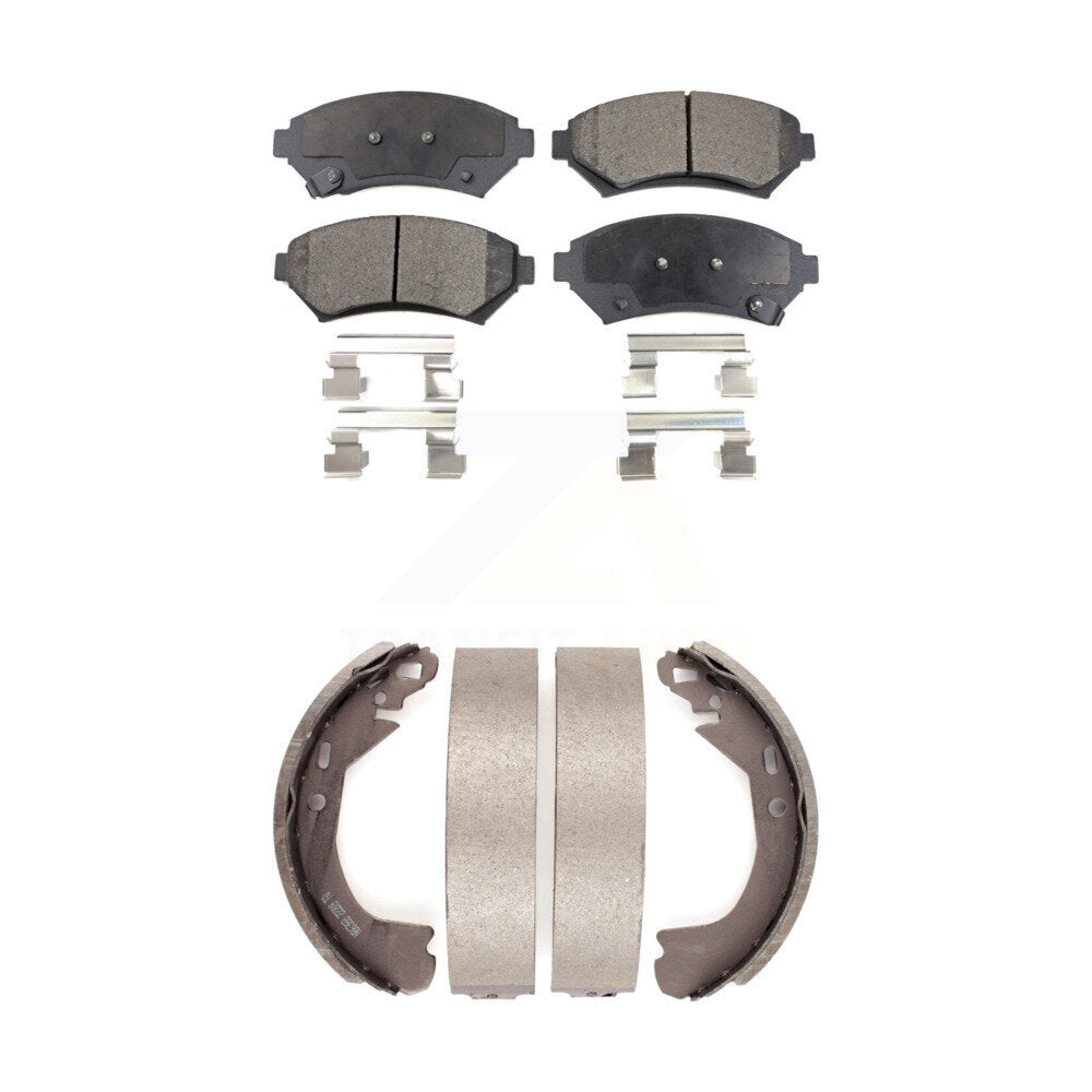 Kit de plaquettes de frein et chaussures de tambour semi-métalliques avant et arrière, pour Pontiac Montana Buic