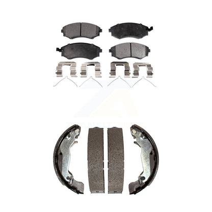 Kit de plaquettes de frein et chaussures de tambour semi-métalliques avant et arrière, pour Hyundai Elantra Tiburo