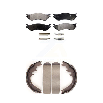Kit de plaquettes de frein semi-métalliques avant et arrière, pour Ford F-150 Dodge Ram 150