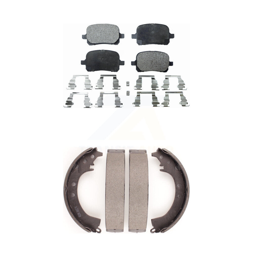 Kit de plaquettes de frein et chaussures de tambour semi-métalliques avant et arrière, pour Toyota Solara