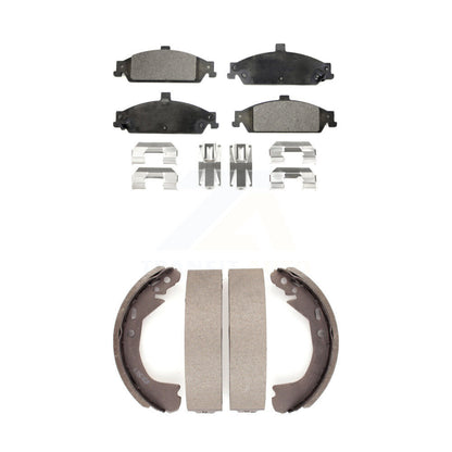 Kit de plaquettes de frein semi-métalliques avant et arrière, pour Pontiac Grand Am Chevrole
