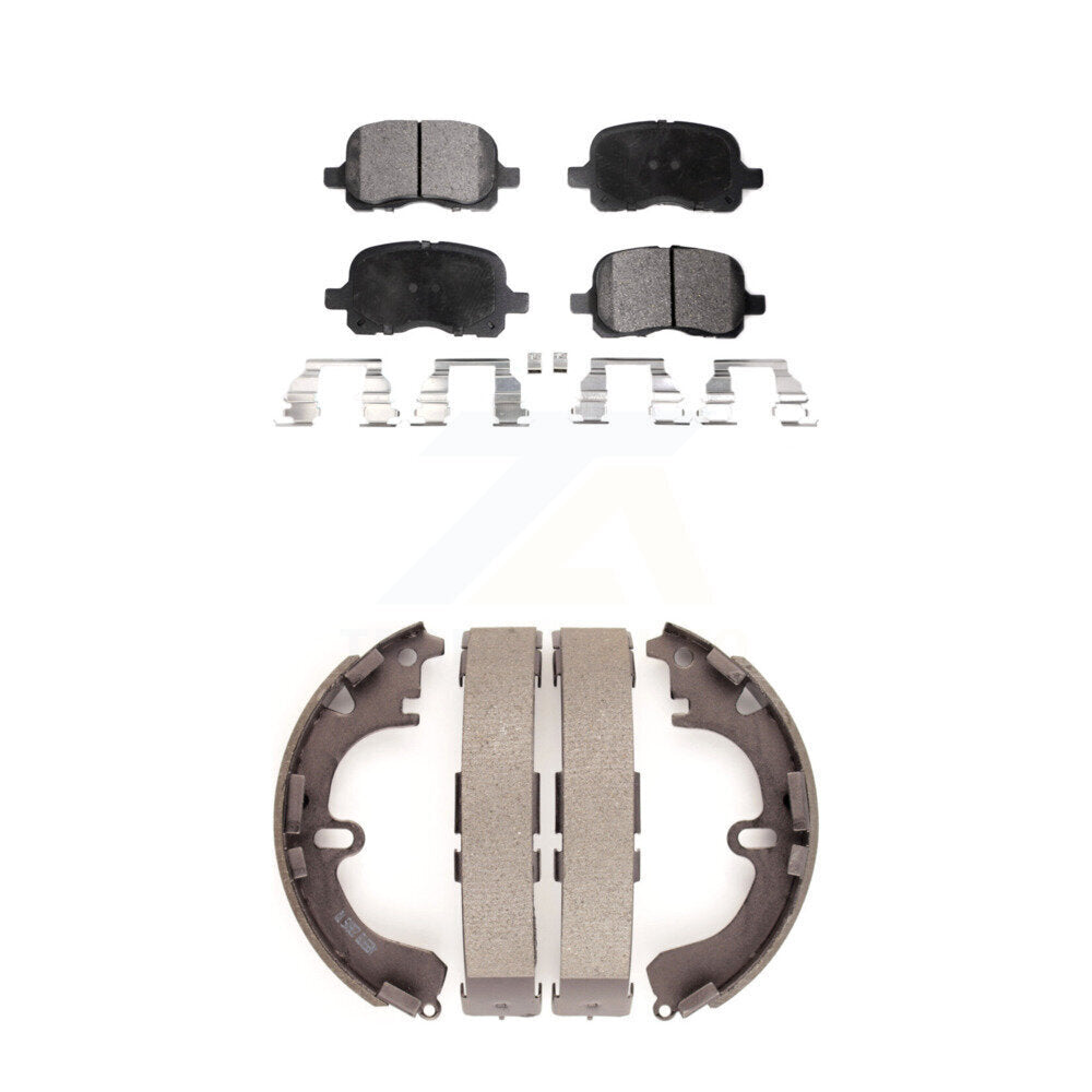 Kit de plaquettes de frein semi-métalliques avant et arrière, pour Toyota Corolla Chevrole
