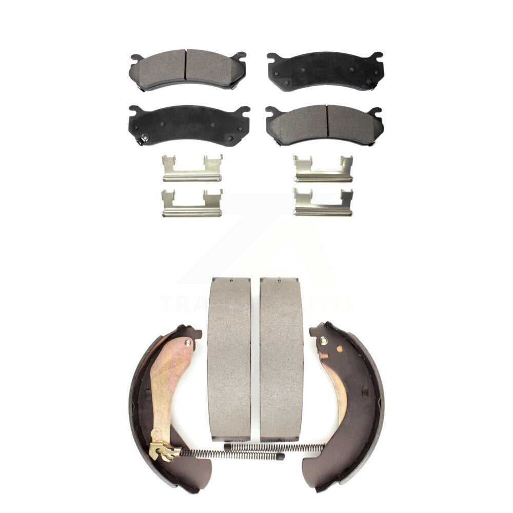 Kit de plaquettes de frein semi-métalliques avant et arrière, pour Chevrolet Silverado 150