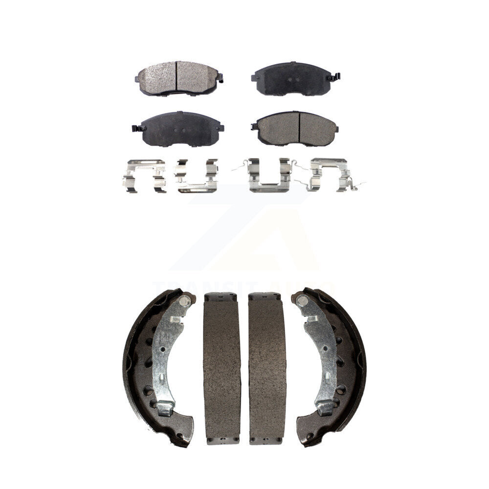 Kit de plaquettes de frein et de chaussures de tambour semi-métalliques avant et arrière, pour Nissan Sentr 2013 – 2019
