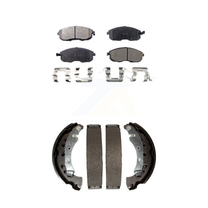 Kit de plaquettes de frein et de chaussures de tambour semi-métalliques avant et arrière, pour Nissan Sentr 2013 – 2019