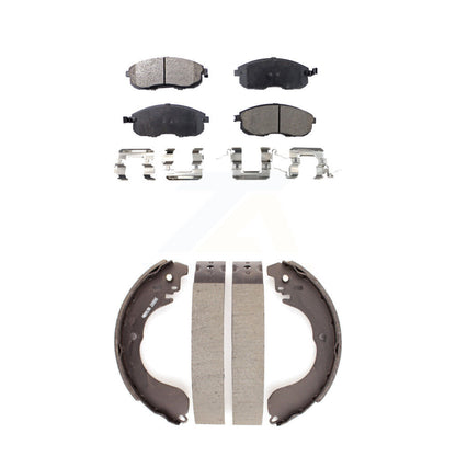 Kit de plaquettes de frein semi-métalliques avant et arrière, pour Nissan Versa Sentra Cub