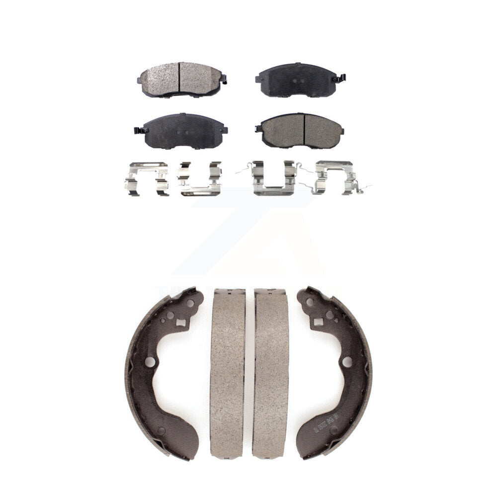 Kit de plaquettes de frein et chaussures de tambour semi-métalliques avant et arrière, pour Suzuki SX4 Crossover
