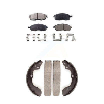 Kit de plaquettes de frein et chaussures de tambour semi-métalliques avant et arrière, pour Suzuki SX4 Crossover