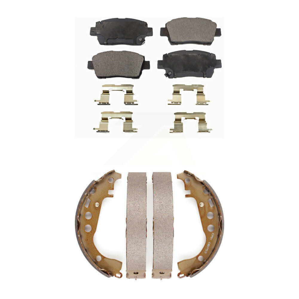 Kit de plaquettes de frein semi-métalliques avant et arrière, pour Toyota Prius Celica Scio