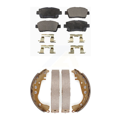 Kit de plaquettes de frein semi-métalliques avant et arrière, pour Toyota Prius Celica Scio